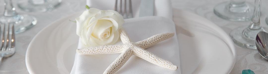 Wedding and event planning services with courteous hospitality and attention to detail at Blue Ocean Event Center